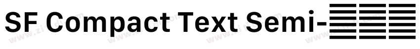 SF Compact Text Semi字体转换